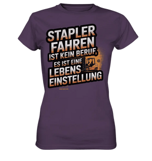 Stapler fahren – Mehr als ein Beruf, eine Lebenseinstellung! - Ladies Premium Shirt - Bright Lights Arts