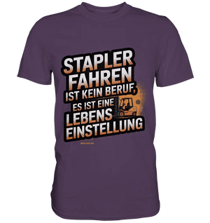 Stapler fahren – Mehr als ein Beruf, eine Lebenseinstellung! - Premium Shirt - Bright Lights Arts