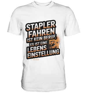Stapler fahren – Mehr als ein Beruf, eine Lebenseinstellung! - Premium Shirt - Bright Lights Arts