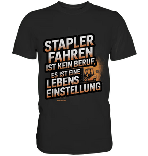 Stapler fahren – Mehr als ein Beruf, eine Lebenseinstellung! - Premium Shirt - Bright Lights Arts