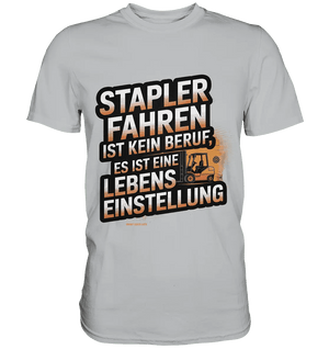 Stapler fahren – Mehr als ein Beruf, eine Lebenseinstellung! - Premium Shirt - Bright Lights Arts