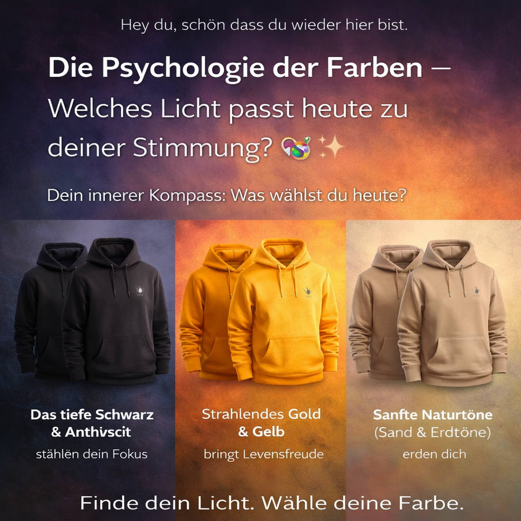 Die Psychologie der Farben – Welches Licht passt heute zu deiner Stimmung? 🎨✨