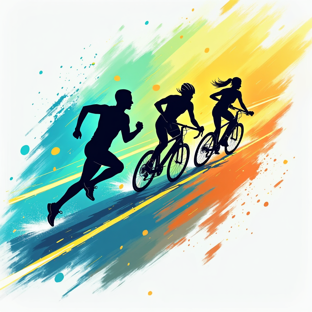 Sport-Bewegung Bright Lights Arts