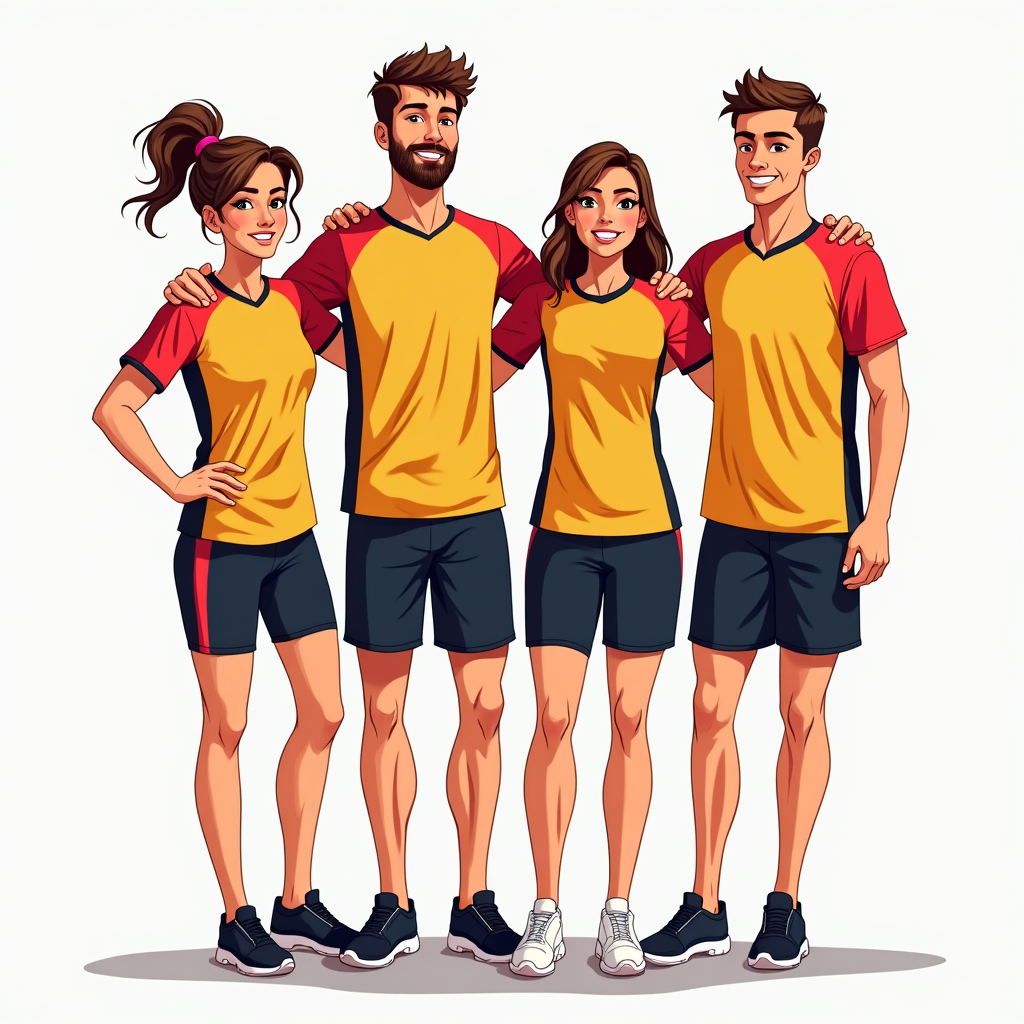 Team-Trikot Bright Lights Arts