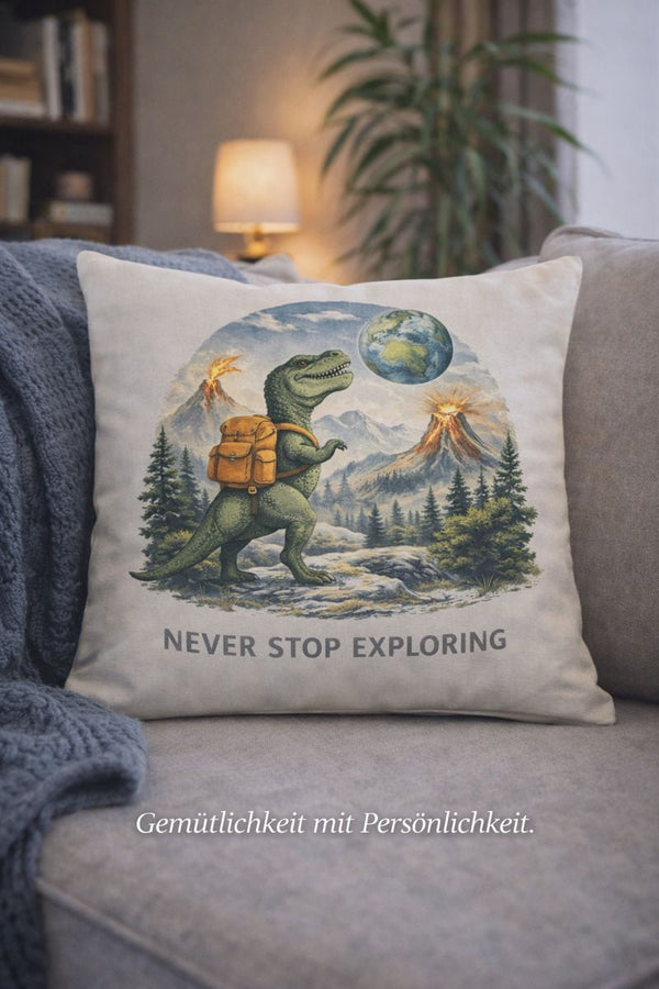 Dekokissen von Bright Light Arts im Format 40×40 cm mit kreativem Design, Reißverschluss und herausnehmbarem Futter