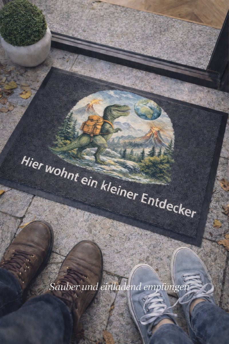 Bedruckte Fußmatte von Bright Light Arts für den Eingangsbereich, strapazierfähig und schmutzabweisend