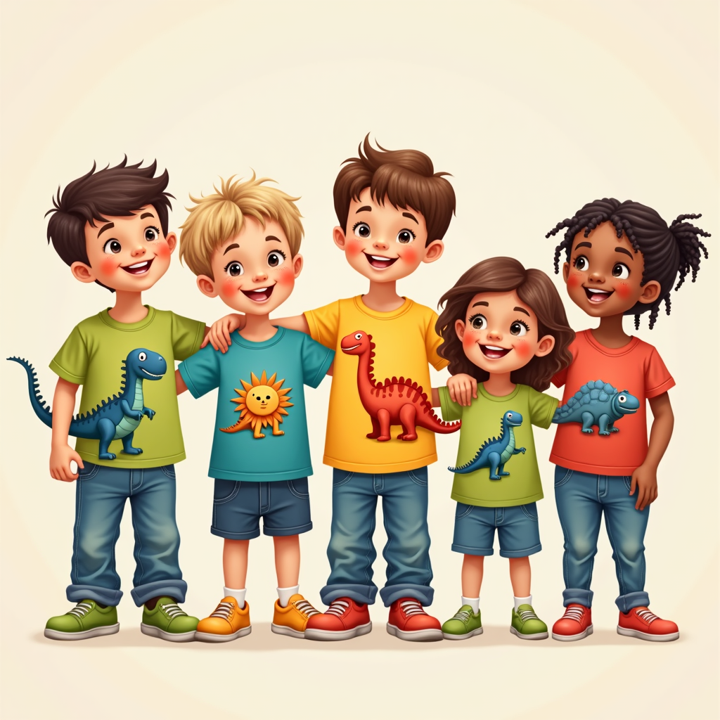 Kids T-Shirts - Bright Lights Arts