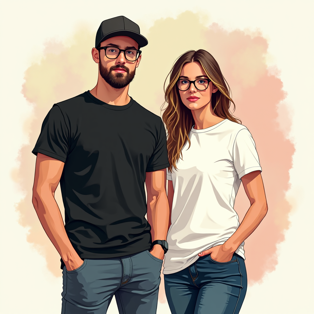 Männer T Shirts - Bright Lights Arts