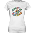 AUTISTIC AND AWESOME – Einzigartiges Puzzle-Design voller Optimismus - Ladies Premium Shirt Bright Lights Arts