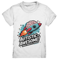 AUTISTIC AND AWESOME – Inspirierendes Raketen-Design voller Kreativität - Kids Premium Shirt Bright Lights Arts
