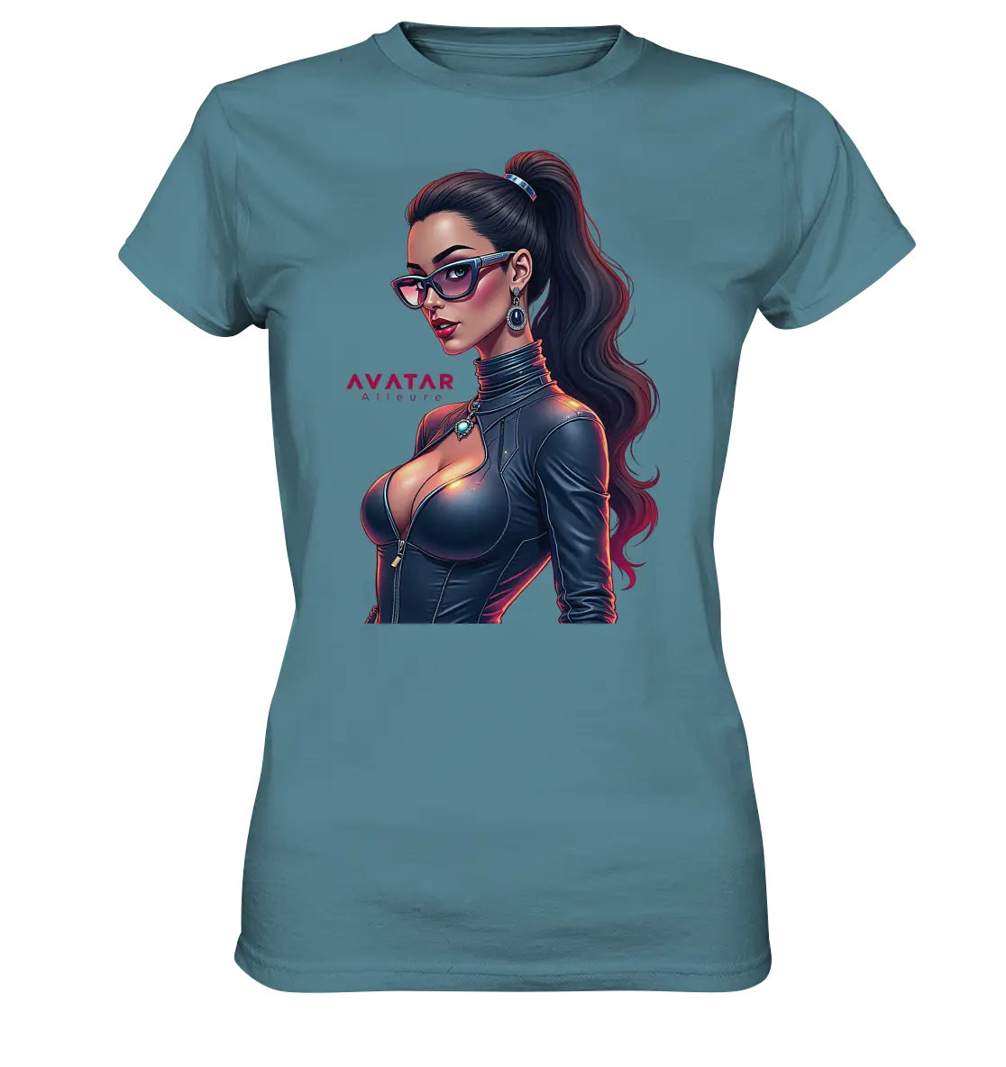 AVATAR Alleure – Futuristisches & Stilvolles Design - Ladies Premium Shirt Bright Lights Arts