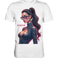 AVATAR Alleure – Futuristisches & Stilvolles Design - Premium Shirt Bright Lights Arts