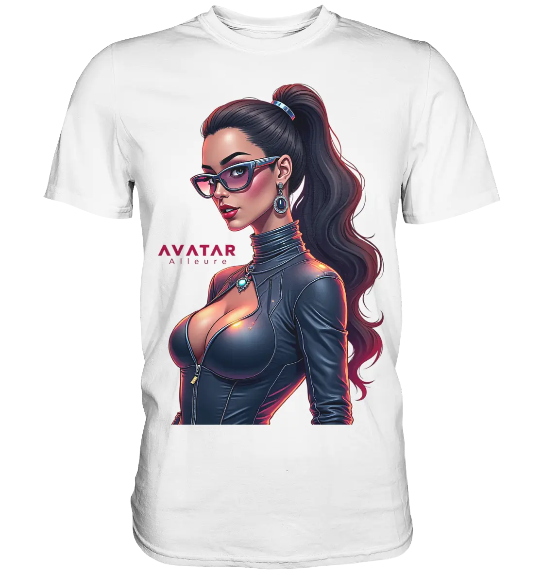 AVATAR Alleure – Futuristisches & Stilvolles Design - Premium Shirt Bright Lights Arts
