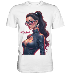 AVATAR Alleure – Futuristisches & Stilvolles Design - Premium Shirt Bright Lights Arts