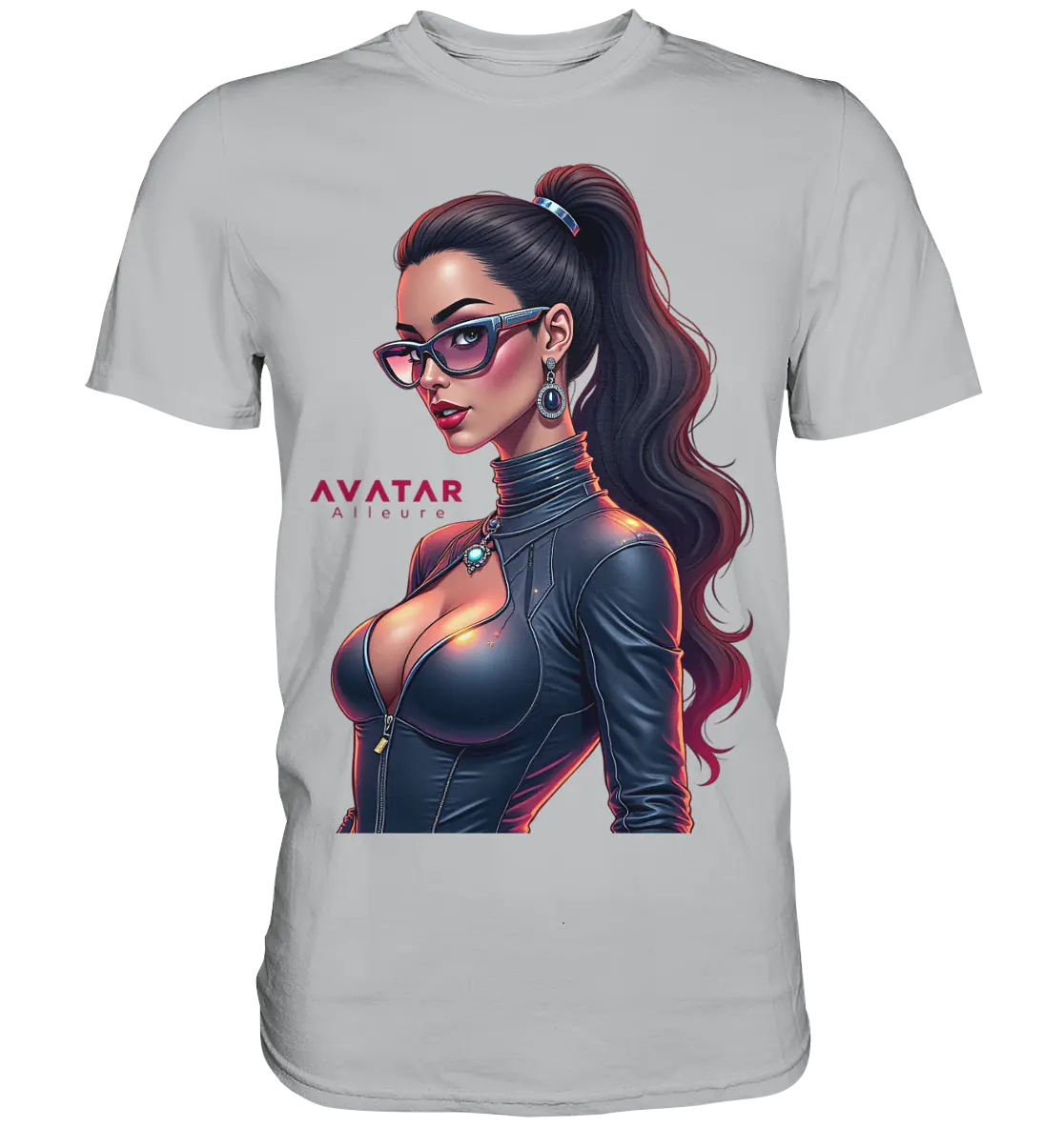 AVATAR Alleure – Futuristisches & Stilvolles Design - Premium Shirt Bright Lights Arts