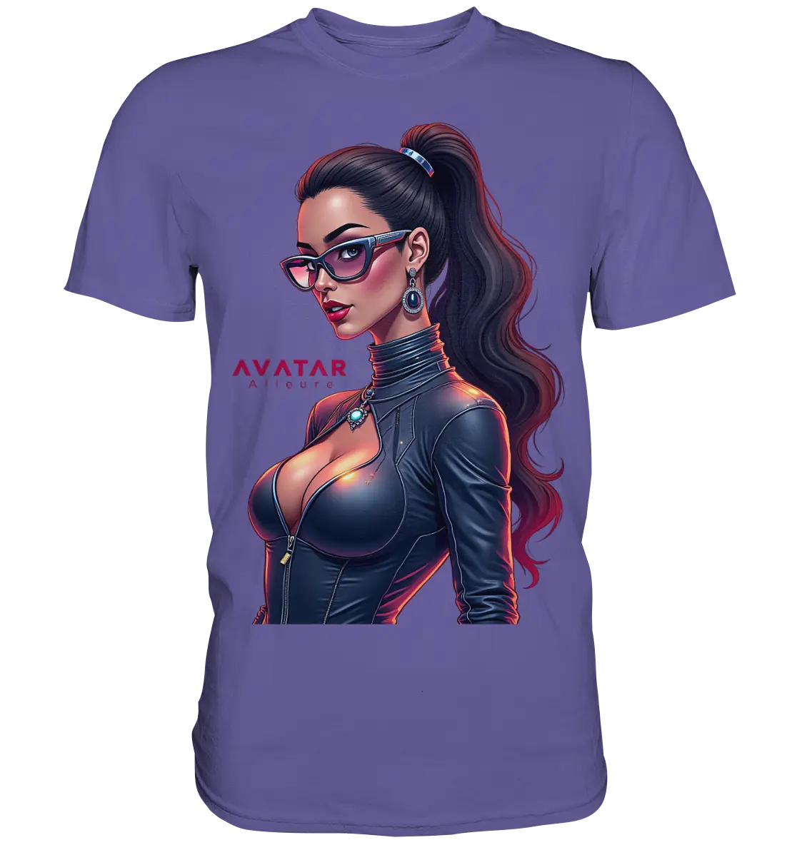 AVATAR Alleure – Futuristisches & Stilvolles Design - Premium Shirt Bright Lights Arts