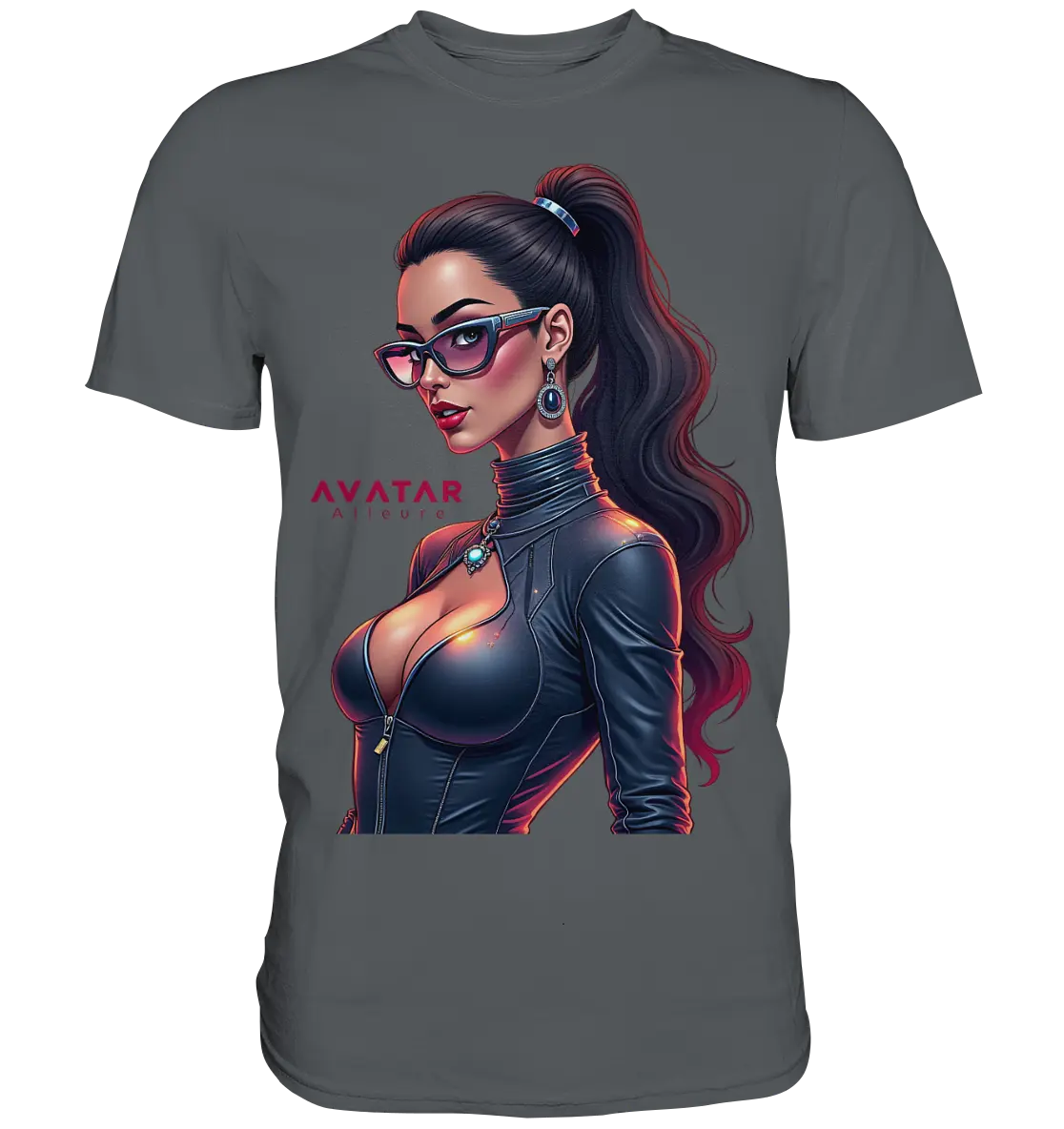 AVATAR Alleure – Futuristisches & Stilvolles Design - Premium Shirt Bright Lights Arts