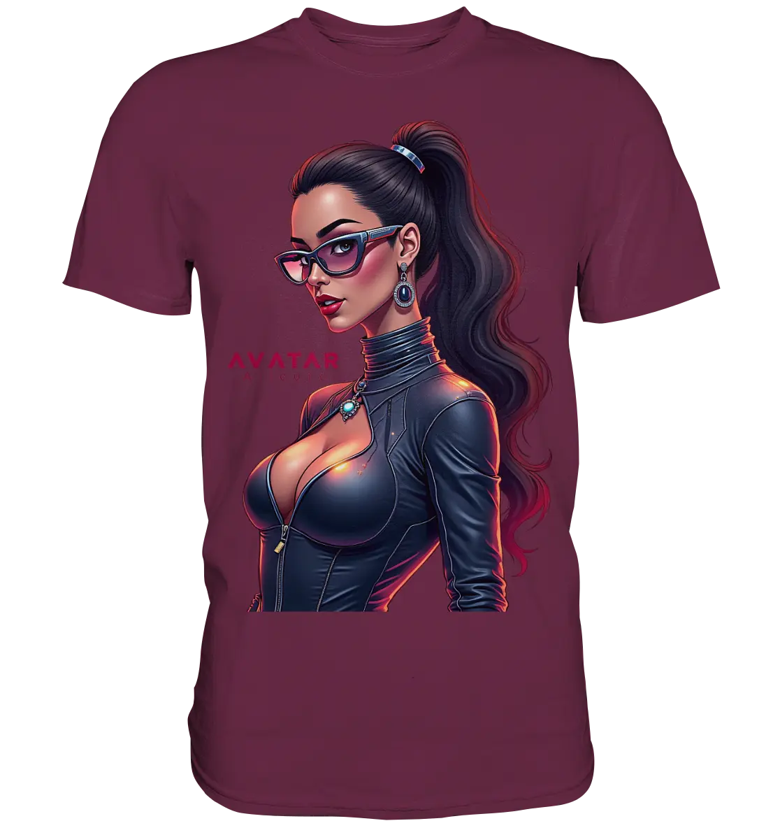 AVATAR Alleure – Futuristisches & Stilvolles Design - Premium Shirt Bright Lights Arts