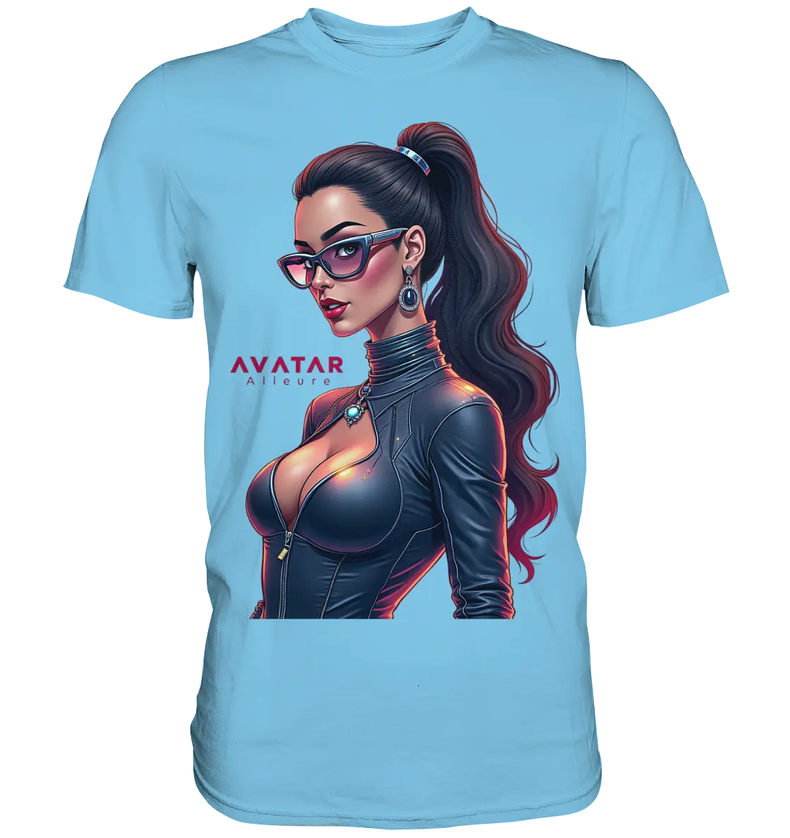 AVATAR Alleure – Futuristisches & Stilvolles Design - Premium Shirt Bright Lights Arts