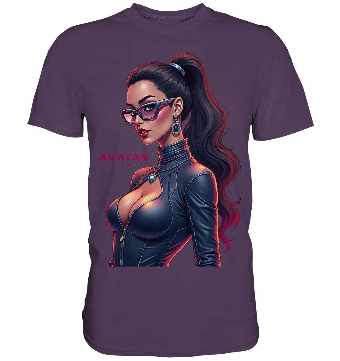 AVATAR Alleure – Futuristisches & Stilvolles Design - Premium Shirt Bright Lights Arts