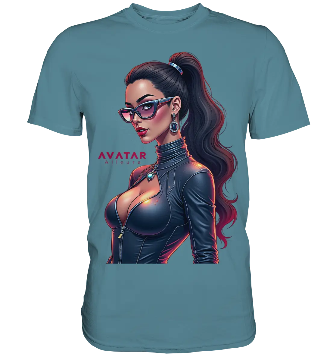 AVATAR Alleure – Futuristisches & Stilvolles Design - Premium Shirt Bright Lights Arts