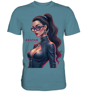 AVATAR Alleure – Futuristisches & Stilvolles Design - Premium Shirt Bright Lights Arts