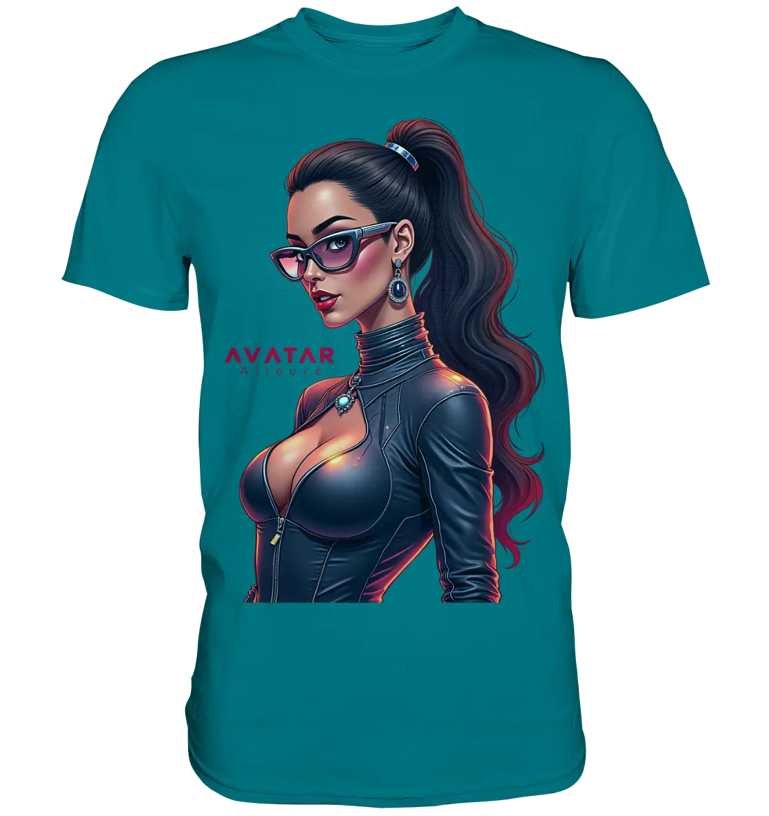 AVATAR Alleure – Futuristisches & Stilvolles Design - Premium Shirt Bright Lights Arts