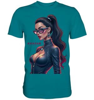 AVATAR Alleure – Futuristisches & Stilvolles Design - Premium Shirt Bright Lights Arts