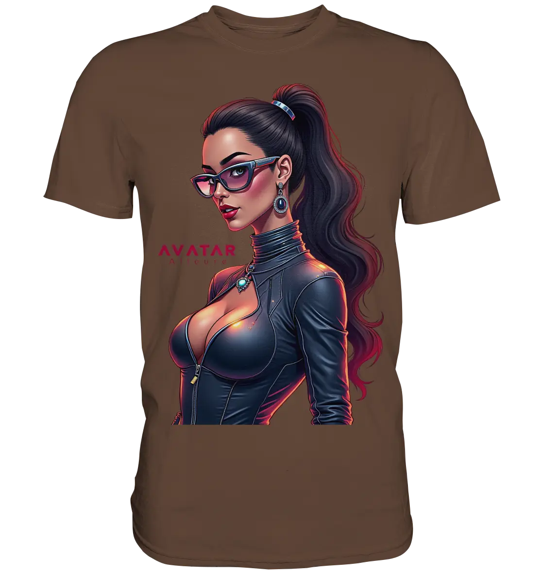 AVATAR Alleure – Futuristisches & Stilvolles Design - Premium Shirt Bright Lights Arts