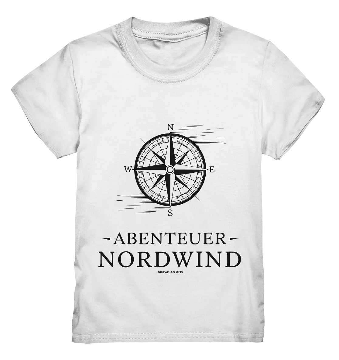 Abenteuer Nordwind – Kompass & Freiheit im Blick - Kids Premium Shirt Bright Lights Arts