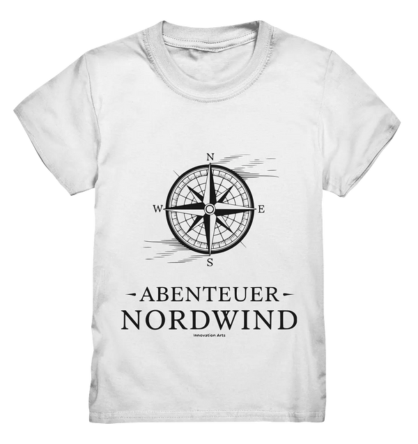 Abenteuer Nordwind – Kompass & Freiheit im Blick - Kids Premium Shirt Bright Lights Arts