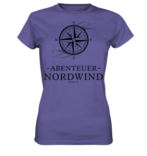 Abenteuer Nordwind – Kompass & Freiheit im Blick - Ladies Premium Shirt Bright Lights Arts