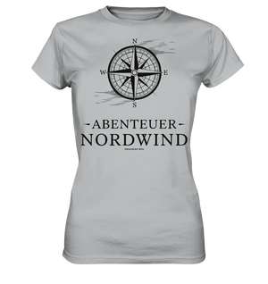 Abenteuer Nordwind – Kompass & Freiheit im Blick - Ladies Premium Shirt Bright Lights Arts