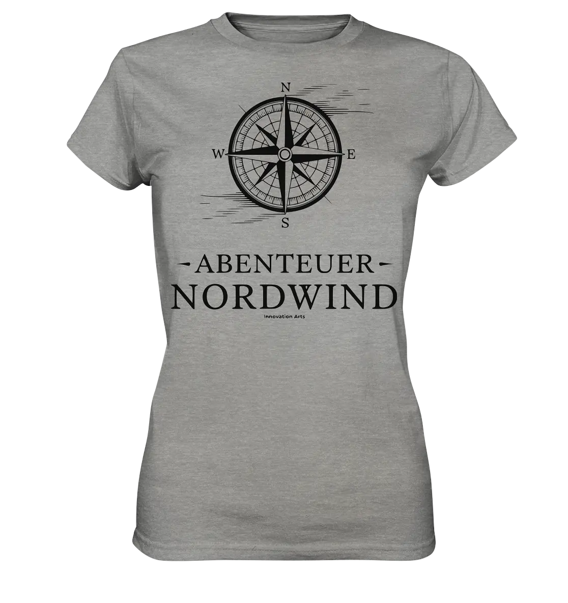 Abenteuer Nordwind – Kompass & Freiheit im Blick - Ladies Premium Shirt Bright Lights Arts