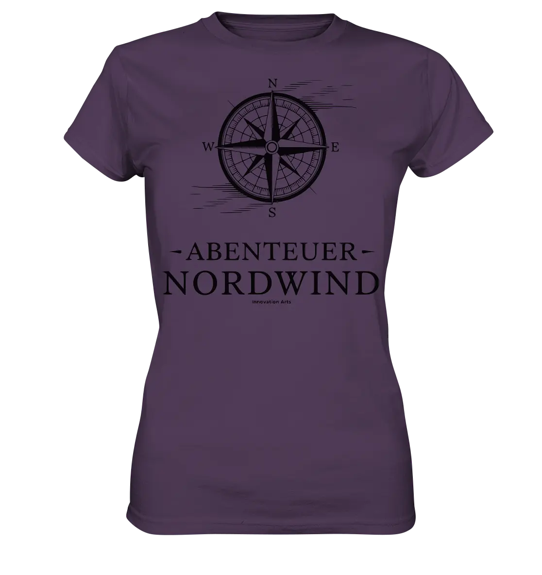 Abenteuer Nordwind – Kompass & Freiheit im Blick - Ladies Premium Shirt Bright Lights Arts