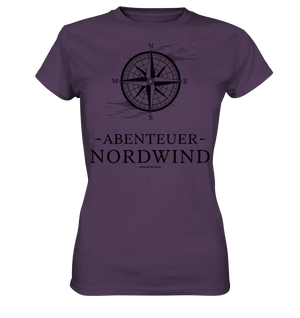 Abenteuer Nordwind – Kompass & Freiheit im Blick - Ladies Premium Shirt Bright Lights Arts