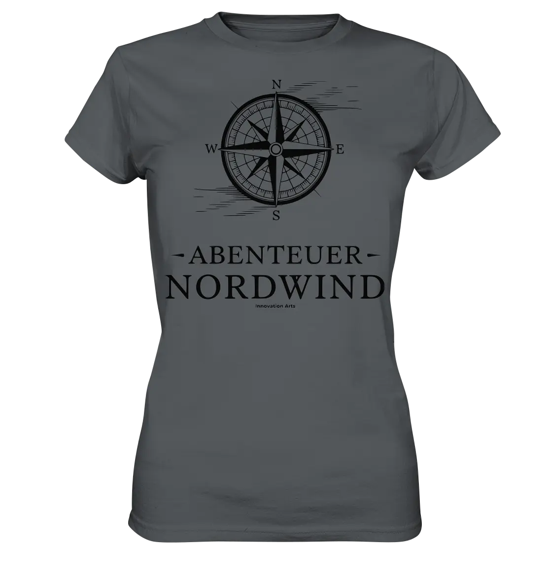 Abenteuer Nordwind – Kompass & Freiheit im Blick - Ladies Premium Shirt Bright Lights Arts