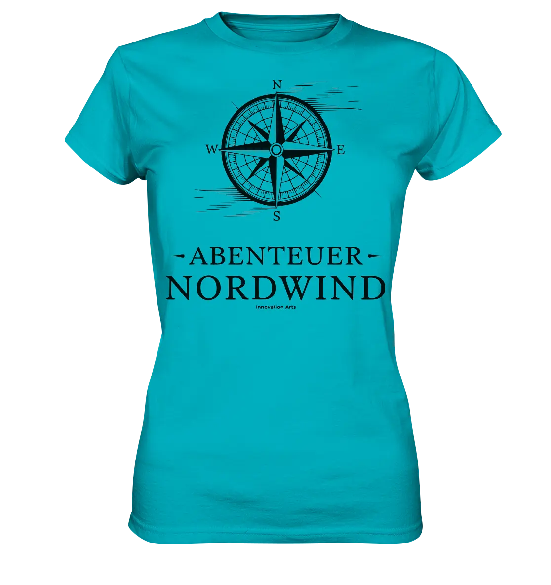 Abenteuer Nordwind – Kompass & Freiheit im Blick - Ladies Premium Shirt Bright Lights Arts