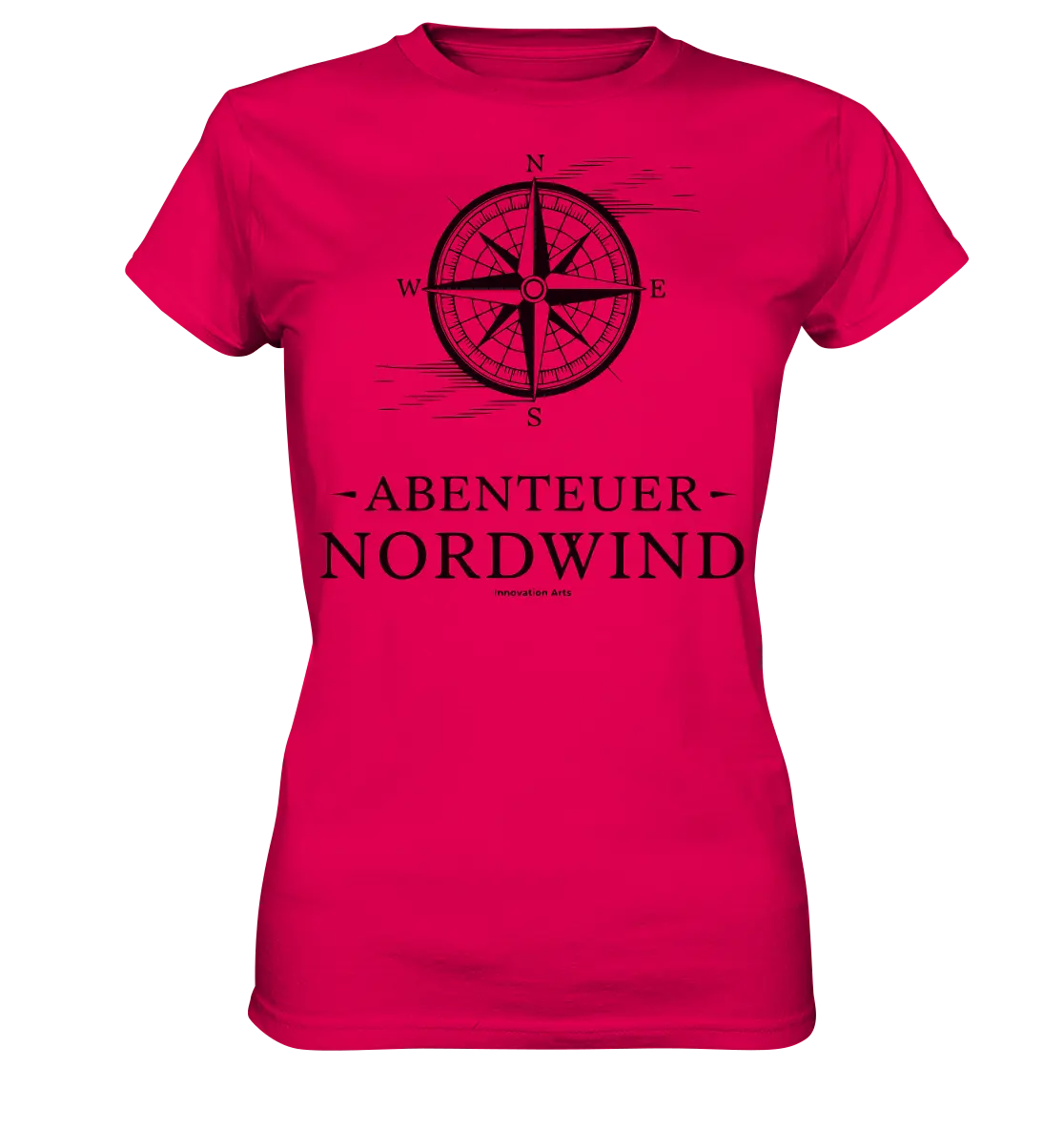 Abenteuer Nordwind – Kompass & Freiheit im Blick - Ladies Premium Shirt Bright Lights Arts