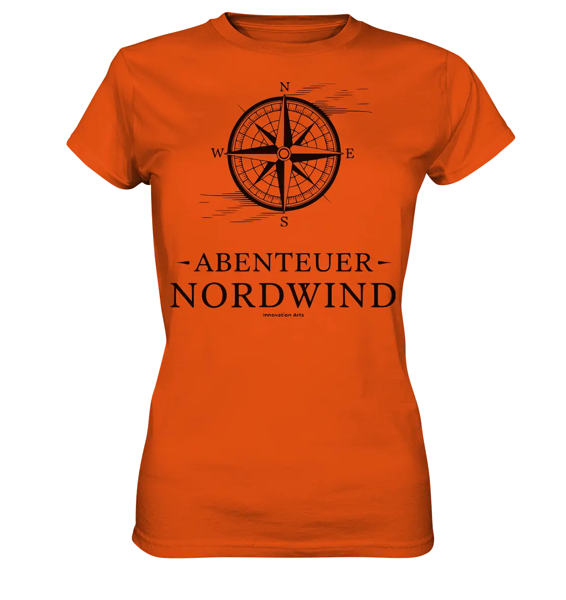 Abenteuer Nordwind – Kompass & Freiheit im Blick - Ladies Premium Shirt Bright Lights Arts