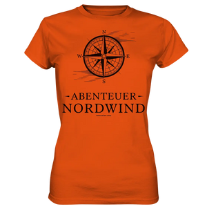 Abenteuer Nordwind – Kompass & Freiheit im Blick - Ladies Premium Shirt Bright Lights Arts