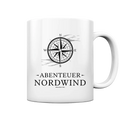 Abenteuer Nordwind – Kompass & Freiheit im Blick - Tasse glossy Bright Lights Arts