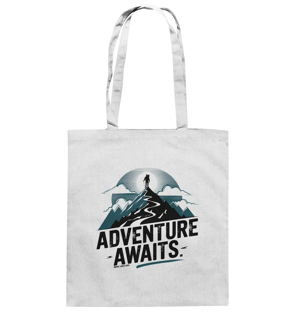 Adventure Awaits – Inspirierendes Design für Natur- und Abenteuerfans - Baumwolltasche Bright Lights Arts