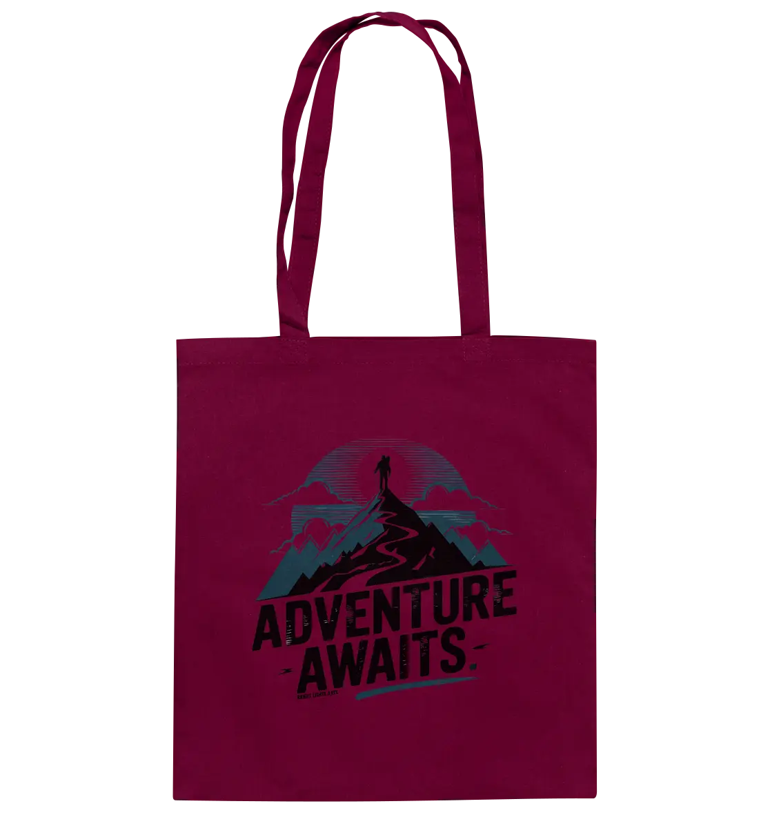 Adventure Awaits – Inspirierendes Design für Natur- und Abenteuerfans - Baumwolltasche Bright Lights Arts