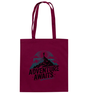 Adventure Awaits – Inspirierendes Design für Natur- und Abenteuerfans - Baumwolltasche Bright Lights Arts