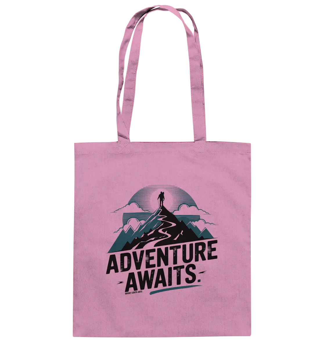Adventure Awaits – Inspirierendes Design für Natur- und Abenteuerfans - Baumwolltasche Bright Lights Arts