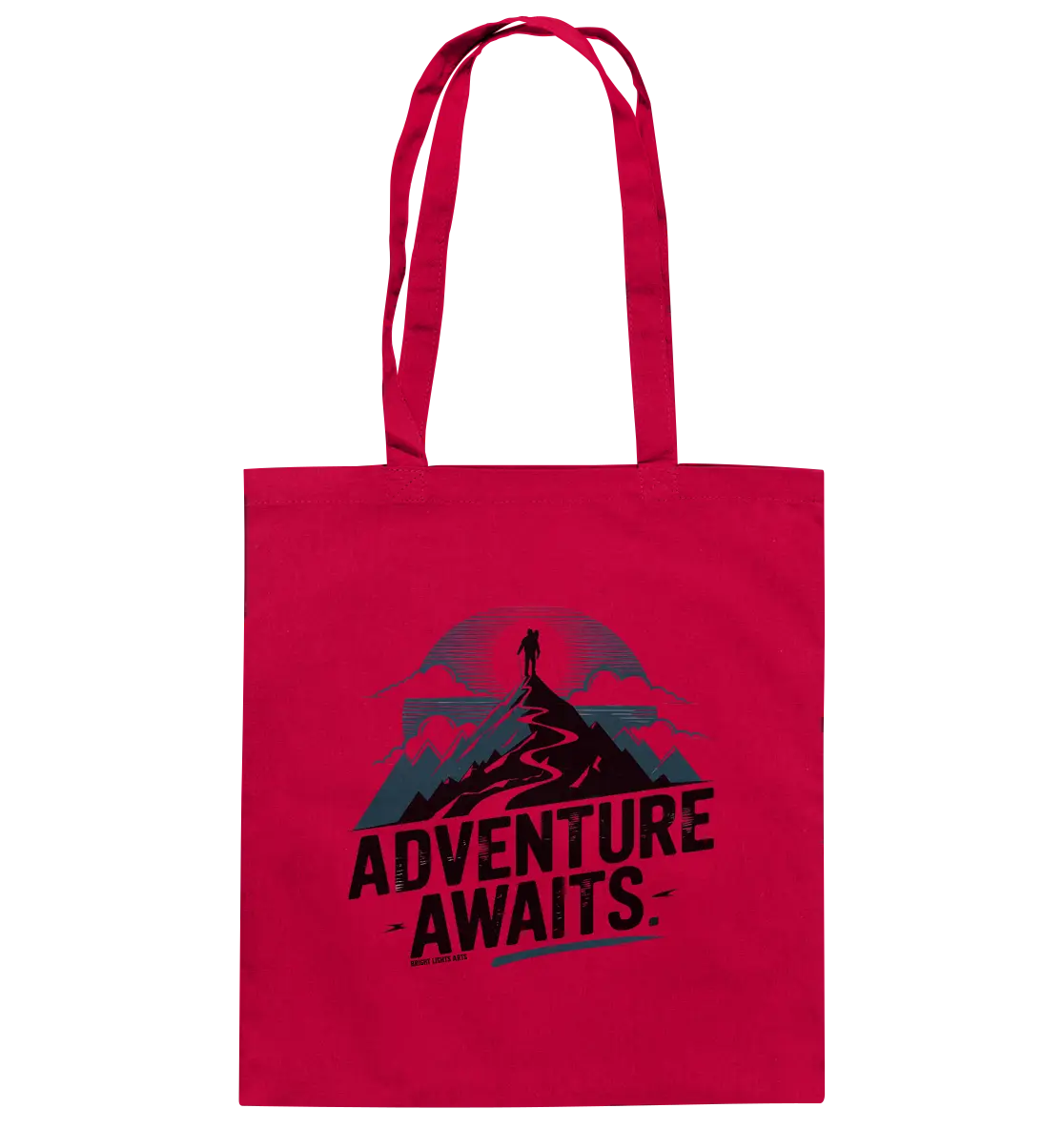 Adventure Awaits – Inspirierendes Design für Natur- und Abenteuerfans - Baumwolltasche Bright Lights Arts