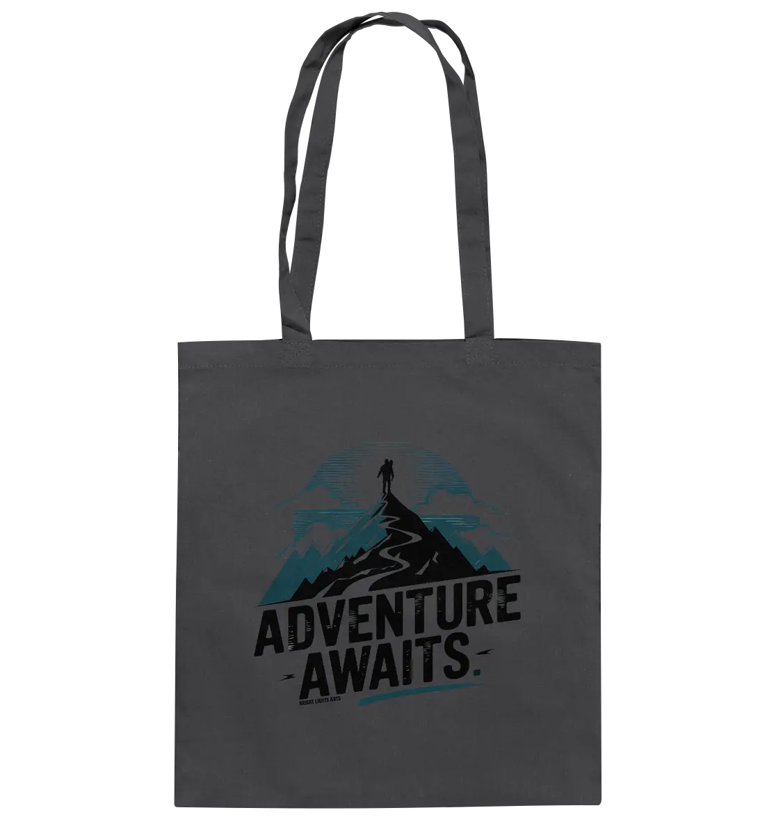Adventure Awaits – Inspirierendes Design für Natur- und Abenteuerfans - Baumwolltasche Bright Lights Arts