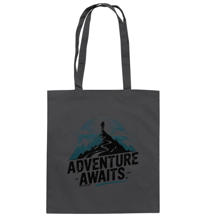 Adventure Awaits – Inspirierendes Design für Natur- und Abenteuerfans - Baumwolltasche Bright Lights Arts