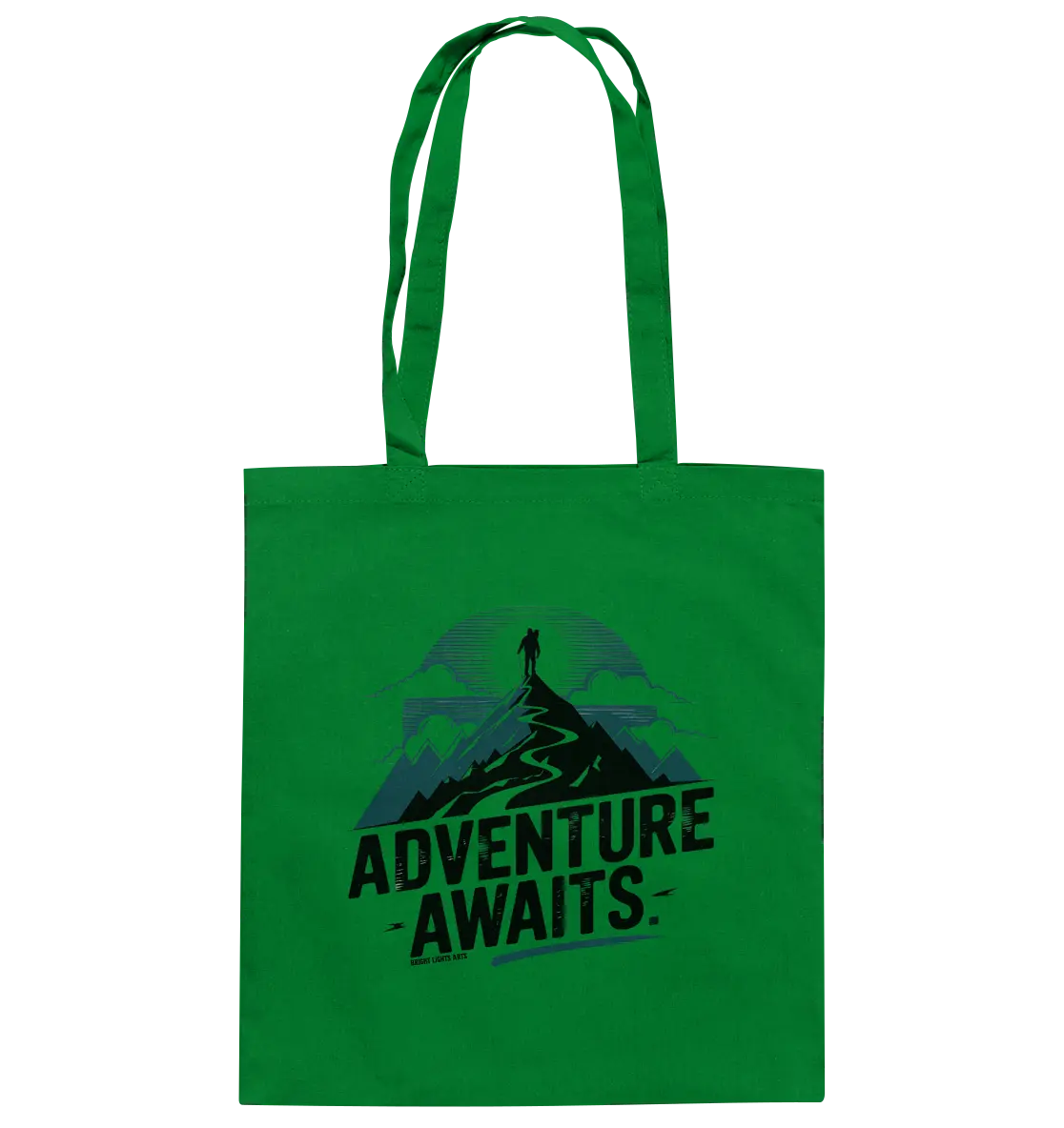 Adventure Awaits – Inspirierendes Design für Natur- und Abenteuerfans - Baumwolltasche Bright Lights Arts